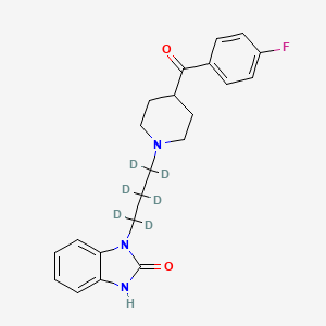 molecular formula C22H24FN3O2 B12416402 Declenperon-d6 