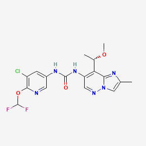 molecular formula C17H17ClF2N6O3 B12416403 (S)-Malt1-IN-5 