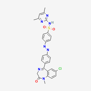 molecular formula C28H24ClN7O3S B12416409 Vegfr-2-IN-21 