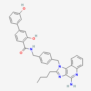 molecular formula C35H33N5O3 B12416431 IMD-biphenylB 