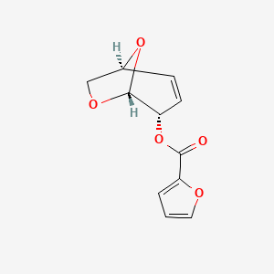 [(1S,4S,5R)-6,8-dioxabicyclo[3.2.1]oct-2-en-4-yl] furan-2-carboxylate