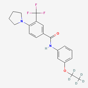 molecular formula C20H21F3N2O2 B12416473 EPPTB-d5 