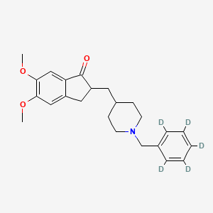 molecular formula C24H29NO3 B12416487 Donepezil-d5 