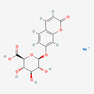 7-Hydroxy Coumarin-d5 |A-D-glucuronide (sodium)