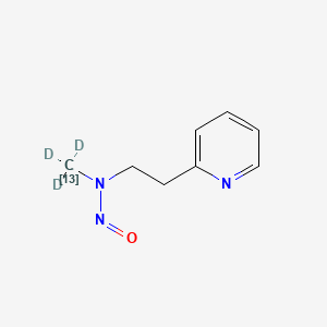 molecular formula C8H11N3O B12416512 Betahistine impurity 5-13C,d3 