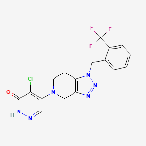 molecular formula C17H14ClF3N6O B12416522 Trpc5-IN-2 