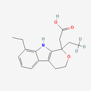 molecular formula C17H21NO3 B12416535 rac Etodolac-d3 