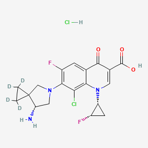 (1R,2S,7R)-Sitafloxacin-d4 (hydrochloride)