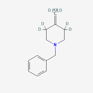 1-Benzyl-4-methylenepiperidine-13C, d6