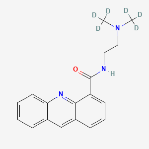 molecular formula C18H19N3O B12416559 DACA-d6 