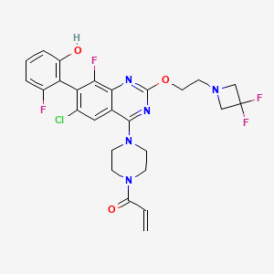 molecular formula C26H24ClF4N5O3 B12416567 KRAS inhibitor-8 