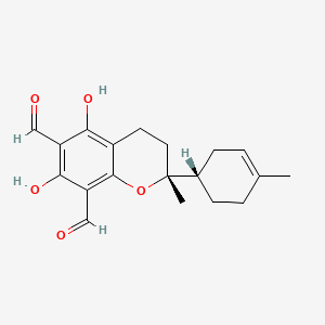 molecular formula C19H22O5 B12416569 Anticandidal agent-1 