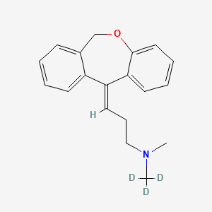 molecular formula C19H21NO B12416610 Doxepin-d3 