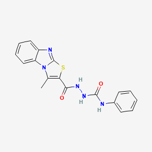 molecular formula C18H15N5O2S B12416611 Anti-inflammatory agent 9 