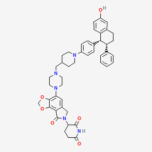 molecular formula C46H49N5O6 B12416667 PROTAC ER|A Y537S degrader-1 