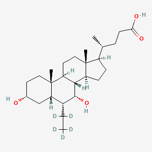 molecular formula C26H44O4 B12416715 Obeticholic Acid-d5 