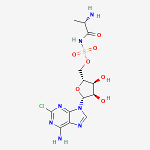 molecular formula C13H18ClN7O7S B12416732 Ascamycin 