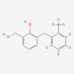 molecular formula C15H16O2 B12416752 3-(2-Methylbenzyl) Saligenin-d7 