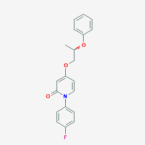 molecular formula C20H18FNO3 B12416760 1-(4-fluorophenyl)-4-[(2S)-2-phenoxypropoxy]pyridin-2-one 