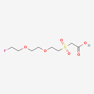 molecular formula C8H15FO6S B12416767 F-Peg2-SO2-cooh 