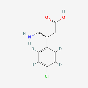 molecular formula C10H12ClNO2 B12416784 (R)-Baclofen-d4 