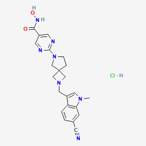 molecular formula C22H24ClN7O2 B12416792 Hdac1-IN-3 