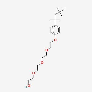 molecular formula C22H38O5 B12416803 Ethanol, 2-[2-[2-[2-[p-(1,1,3,3-tetramethylbutyl)phenoxy]ethoxy]ethoxy]ethoxy]- CAS No. 2315-63-1