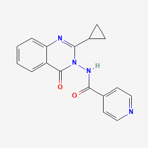 molecular formula C17H14N4O2 B12416811 Antitubercular agent-28 