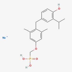 molecular formula C19H25NaO5P B12416847 MB-07344 (sodium) 