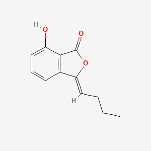 molecular formula C12H12O3 B1241685 (Z)-3-butylidene-7-hydroxyphthalide CAS No. 93236-67-0