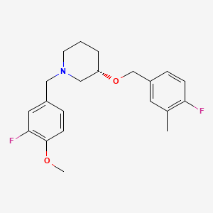 molecular formula C21H25F2NO2 B12416854 D4R antagonist-1 