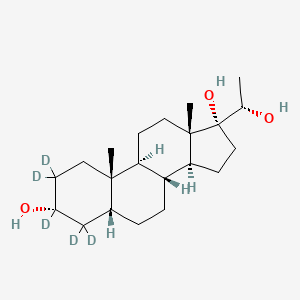 molecular formula C21H36O3 B12416858 Pregnanetriol-d5 