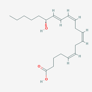 molecular formula C20H32O3 B1241686 15R-hydroxy-5Z,8Z,11Z,13E-eicosatetraenoic acid 