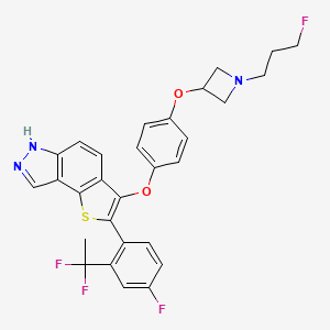 molecular formula C29H25F4N3O2S B12416861 ER|A degrader 5 