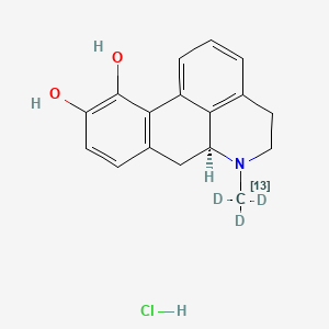 (S)-Apomorphine-13C,d3 (hydrochloride)