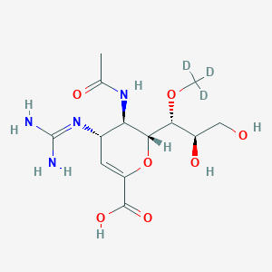 molecular formula C13H22N4O7 B12416868 Laninamivir-d3 