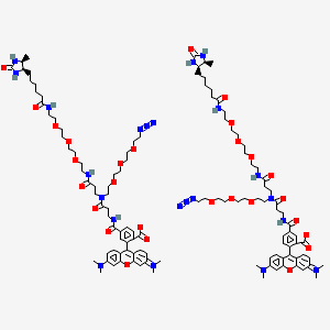 (5,6)TAMRA-PEG3-Azide-PEG3-Desthiobiotin