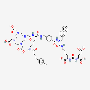 molecular formula C66H95N11O18 B12416903 Psma-alb-56 