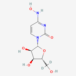 1-[(2R,3R,4S,5R)-5-[dideuterio(hydroxy)methyl]-3,4-dihydroxyoxolan-2-yl]-4-(hydroxyamino)pyrimidin-2-one