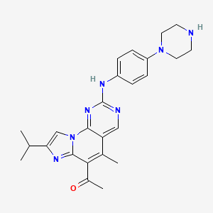 molecular formula C25H29N7O B12416948 Cdk4/6-IN-13 