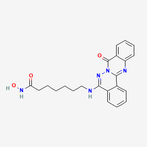 molecular formula C22H23N5O3 B12417046 Hdac-IN-30 