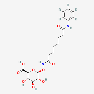 Suberoylanilide-d5 Hydroxamic Acid Beta-D-Glucuronide