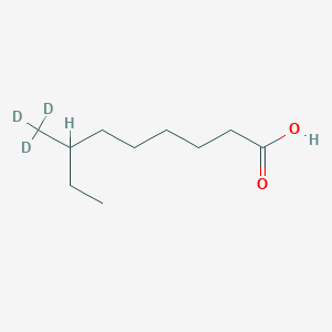 molecular formula C10H20O2 B12417117 (+/-)-7-Methyl-d3-nonanoic Acid 