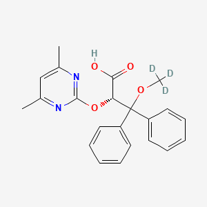 molecular formula C22H22N2O4 B12417174 (R)-Ambrisentan-d3 