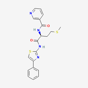 molecular formula C20H20N4O2S2 B12417175 BRM/BRG1 ATP Inhibitor-2 