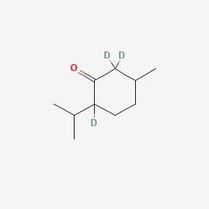 molecular formula C10H18O B12417179 Menthone-d3 