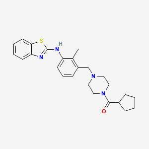 molecular formula C25H30N4OS B12417186 ROR|At/DHODH-IN-2 