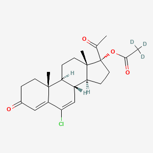 molecular formula C23H29ClO4 B12417194 Chlormadinone Acetate-d3 