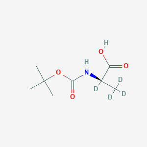 D-Alanine-2,3,3,3-D4-N-T-boc