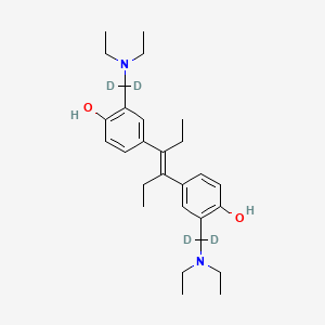 2-[dideuterio(diethylamino)methyl]-4-[(E)-4-[3-[dideuterio(diethylamino)methyl]-4-hydroxyphenyl]hex-3-en-3-yl]phenol